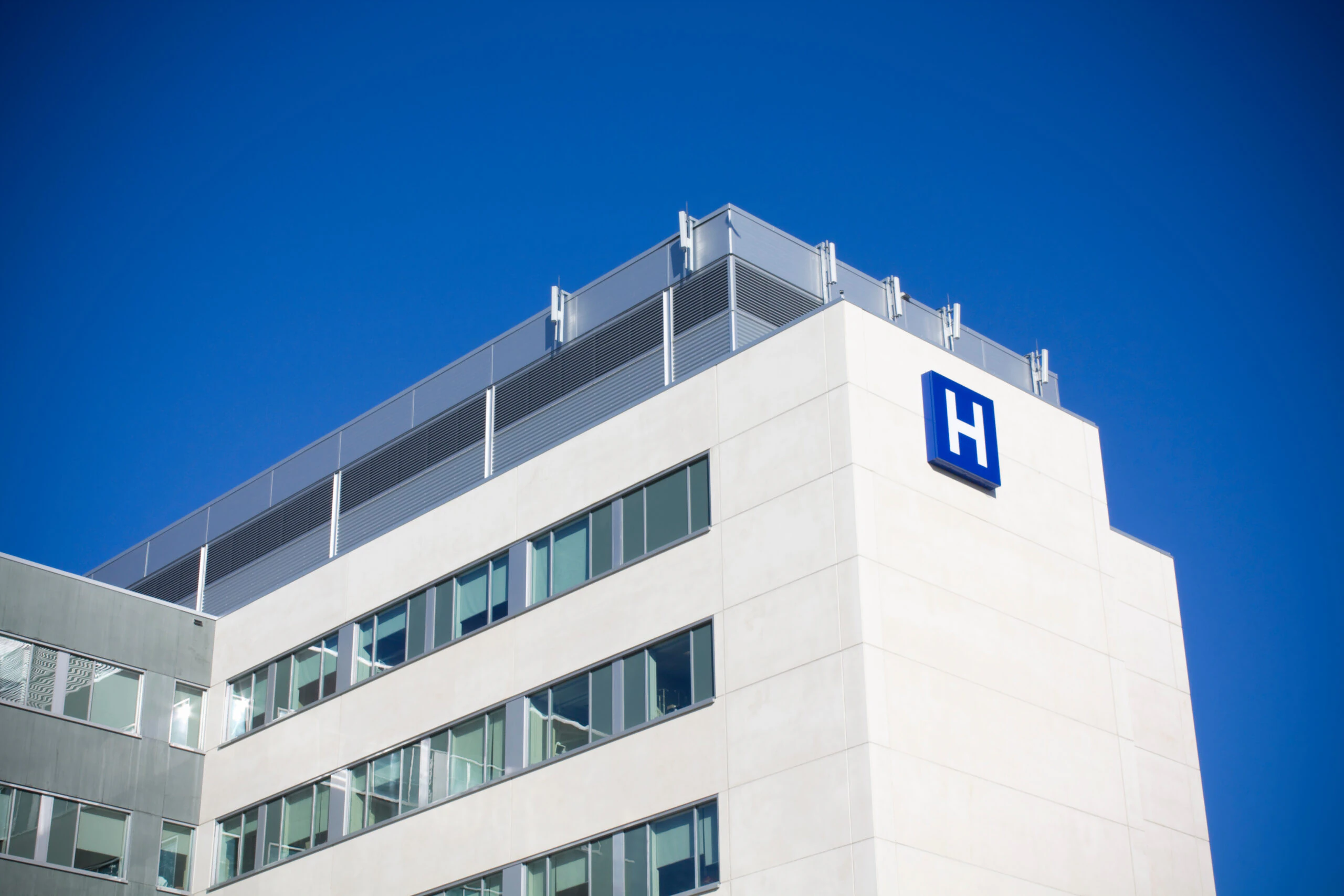 Modern hospital